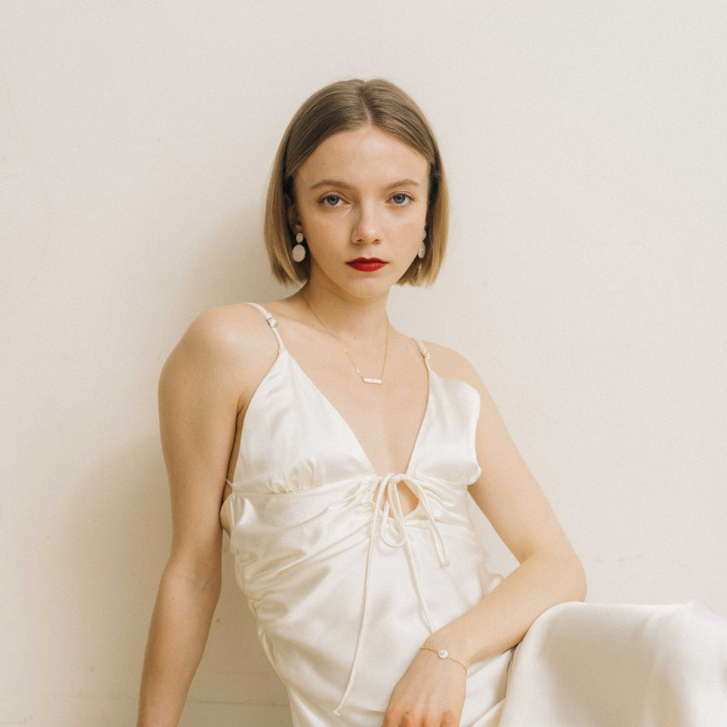 水紋系列 Wave Series - 雙重水紋耳環