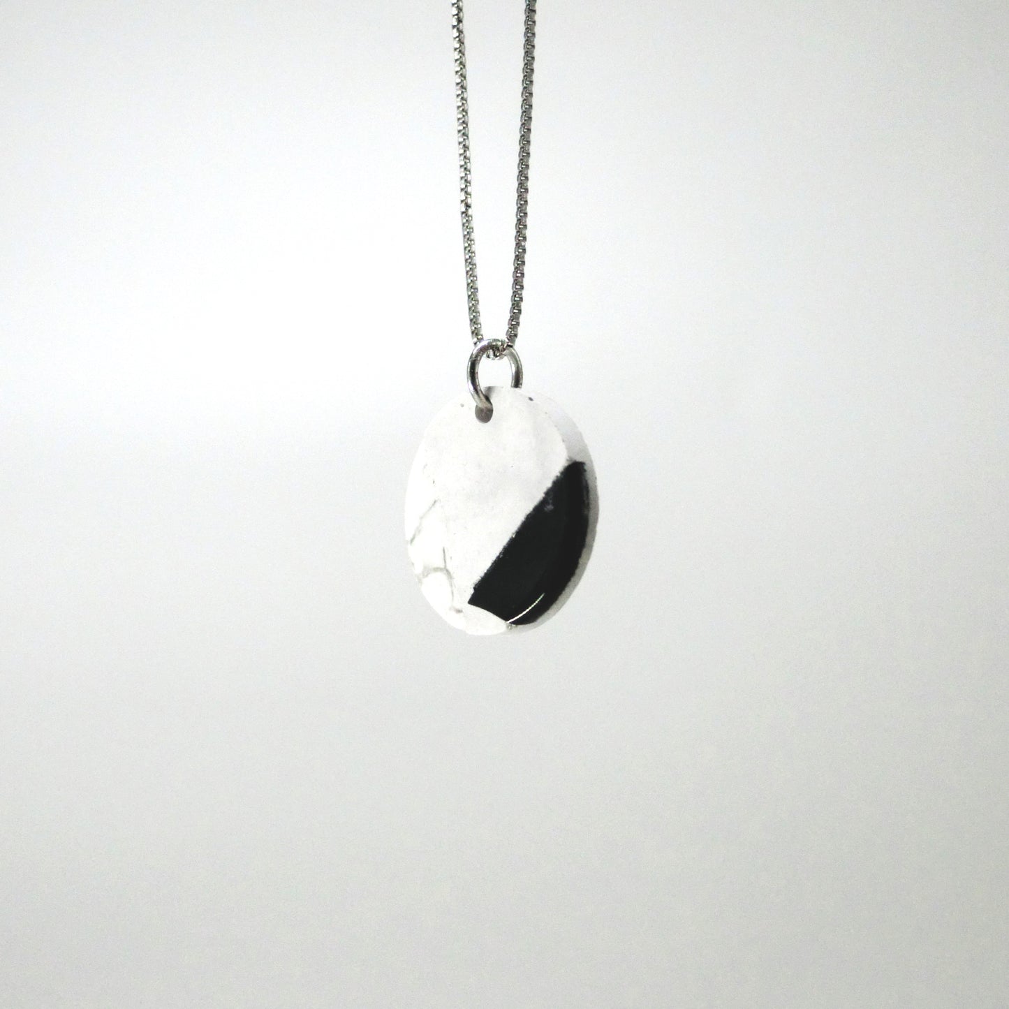 天然物種系列|日夜白晝水泥項鍊 Natural Species Series|Day & Night Cement Necklace