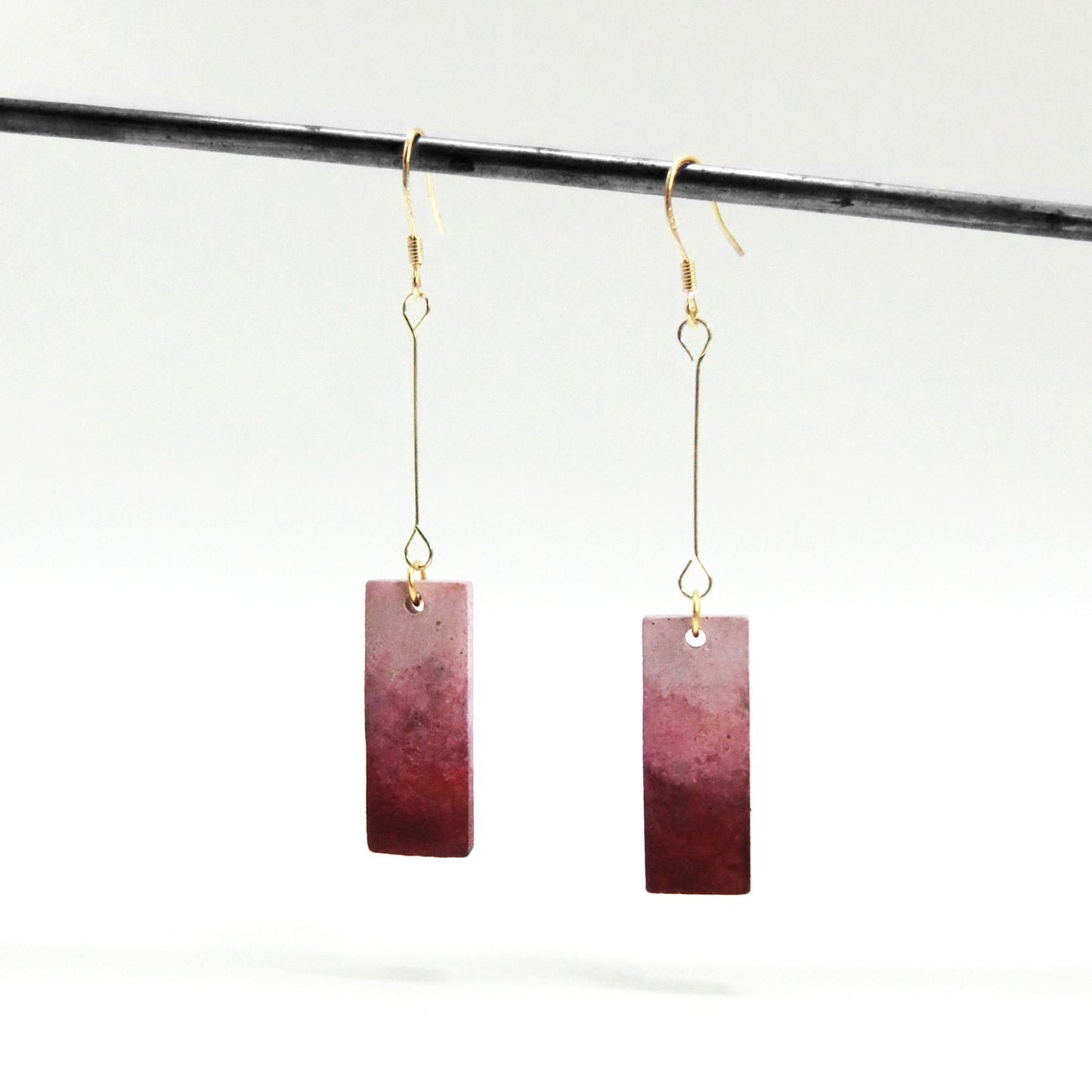 彩墨系列|彩墨畫水泥耳環 Colour Ink wash Series| Cement Earrings