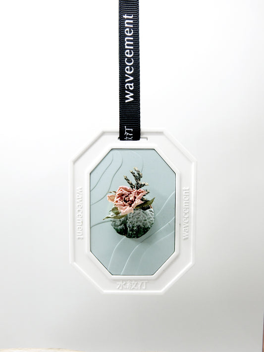 水紋汀居家擺設系列|天空園擴香牌(綠)  Wavecement Home|Sky Garden Diffuser Octagon (green)