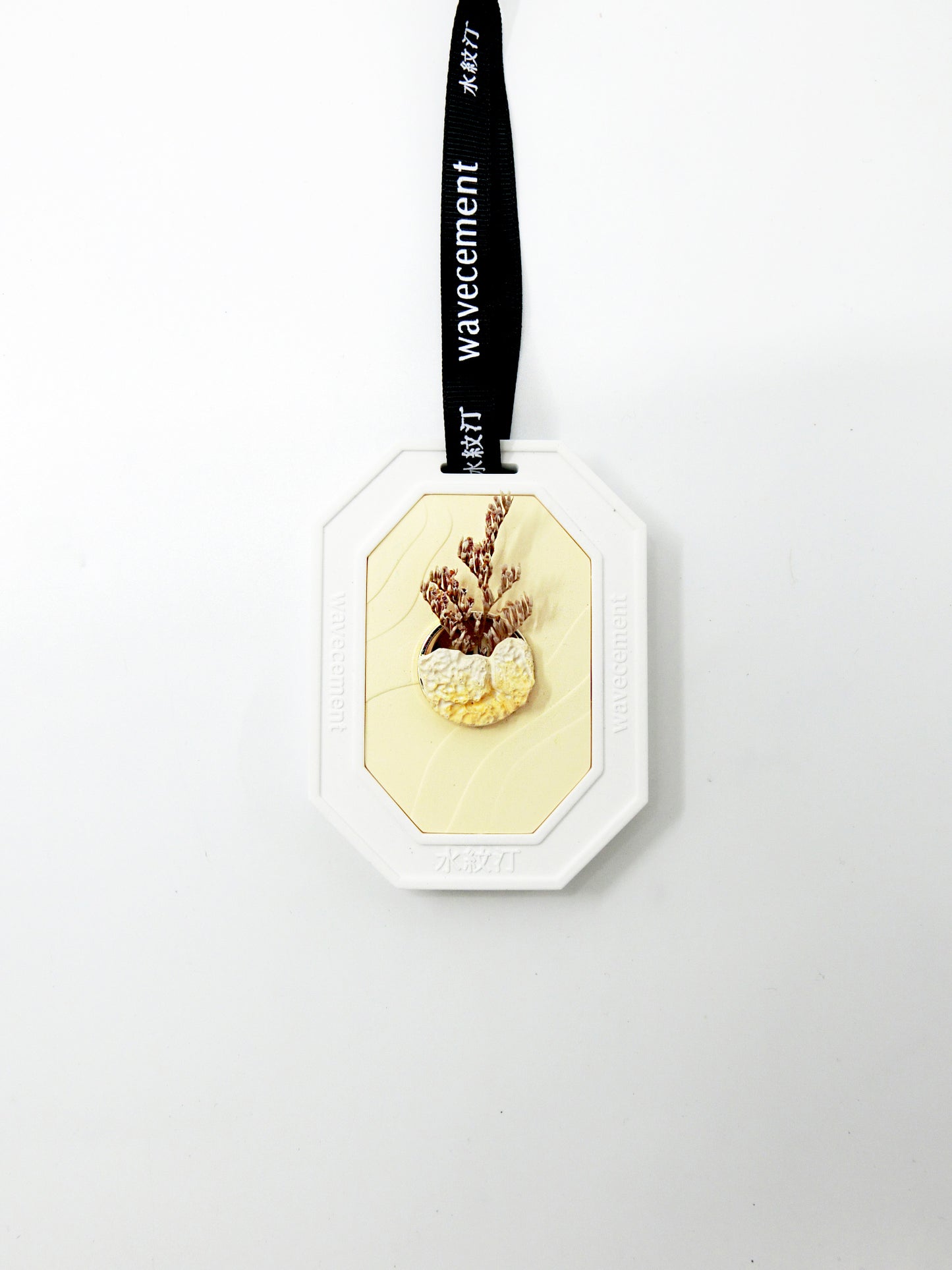 水紋汀居家擺設系列|天空園擴香牌(黃)  Wavecement Home|Sky Garden Diffuser Octagon (Yellow)