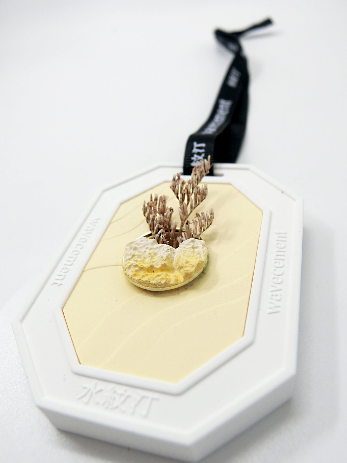 水紋汀居家擺設系列|天空園擴香牌(黃)  Wavecement Home|Sky Garden Diffuser Octagon (Yellow)