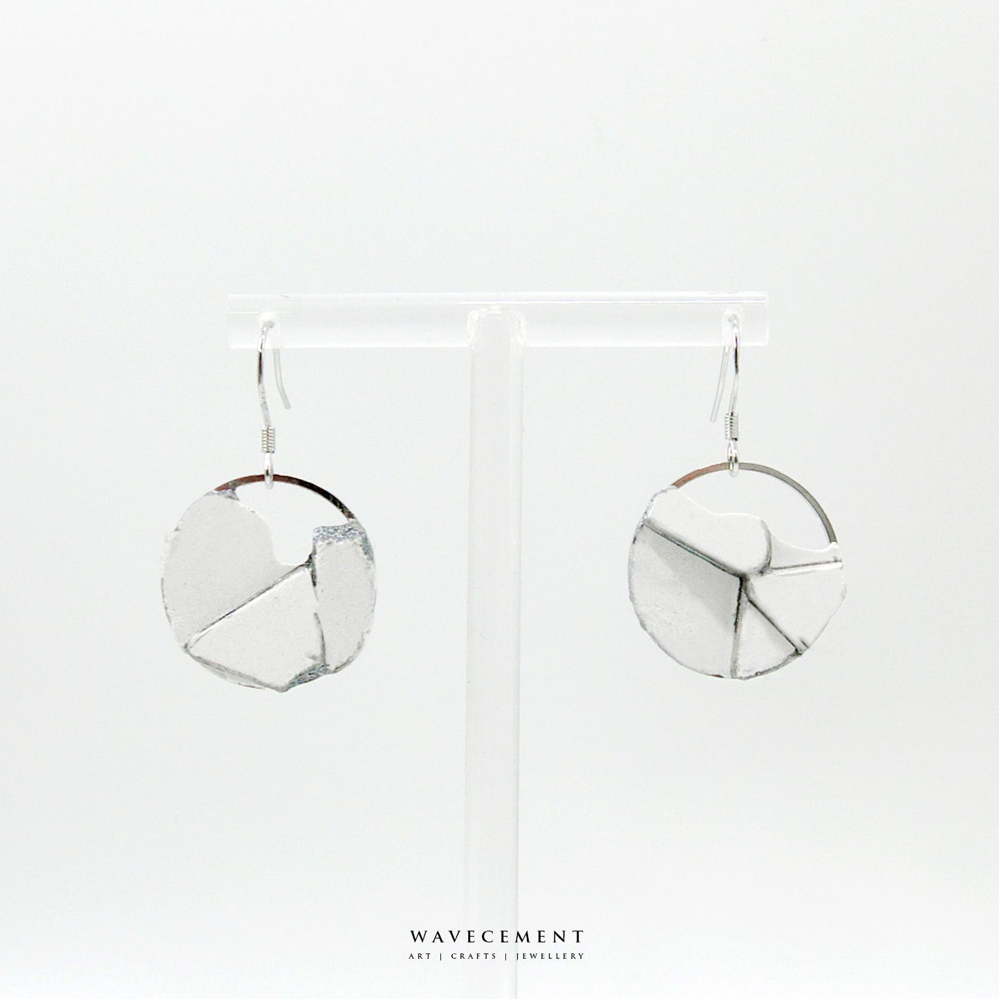 板塊系列|幾何垂吊水泥耳環 Plate Series|Geometry Cement Earring