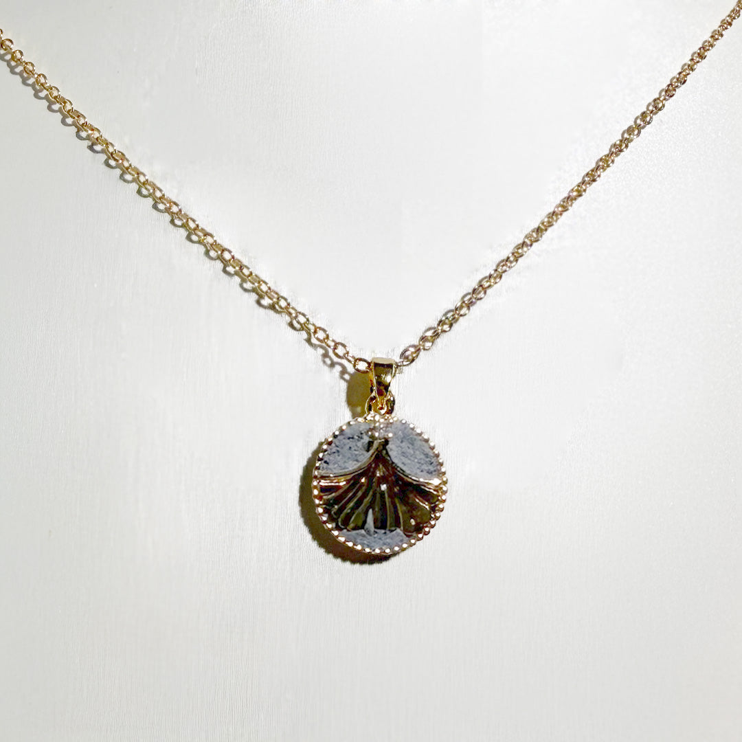 Compass Series - 銀杏金項鏈 Ginkgo Gold Necklace