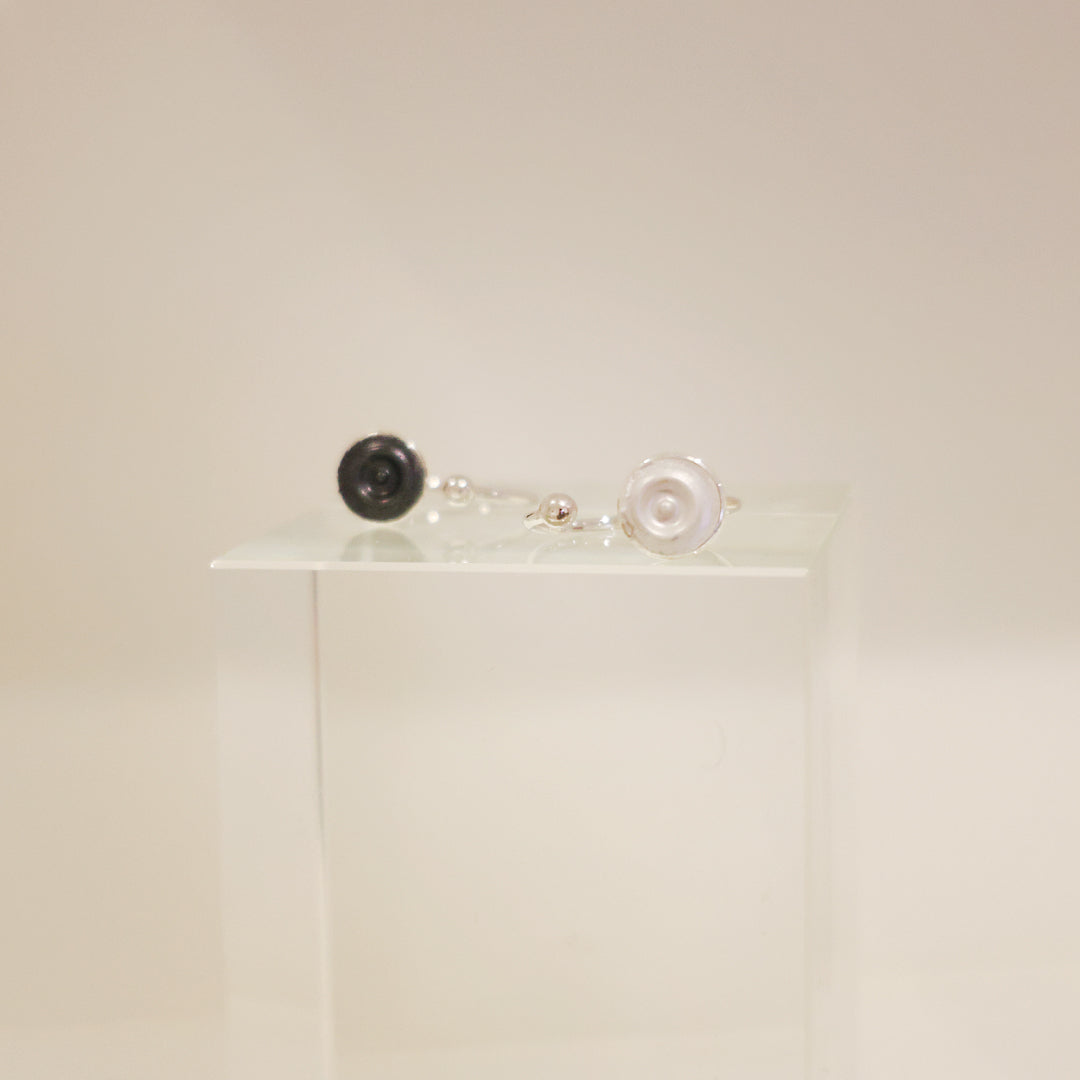 水紋系列｜星際漣漪純銀戒指 Wave Series｜Interstellar Ripple Sterling Silver Ring