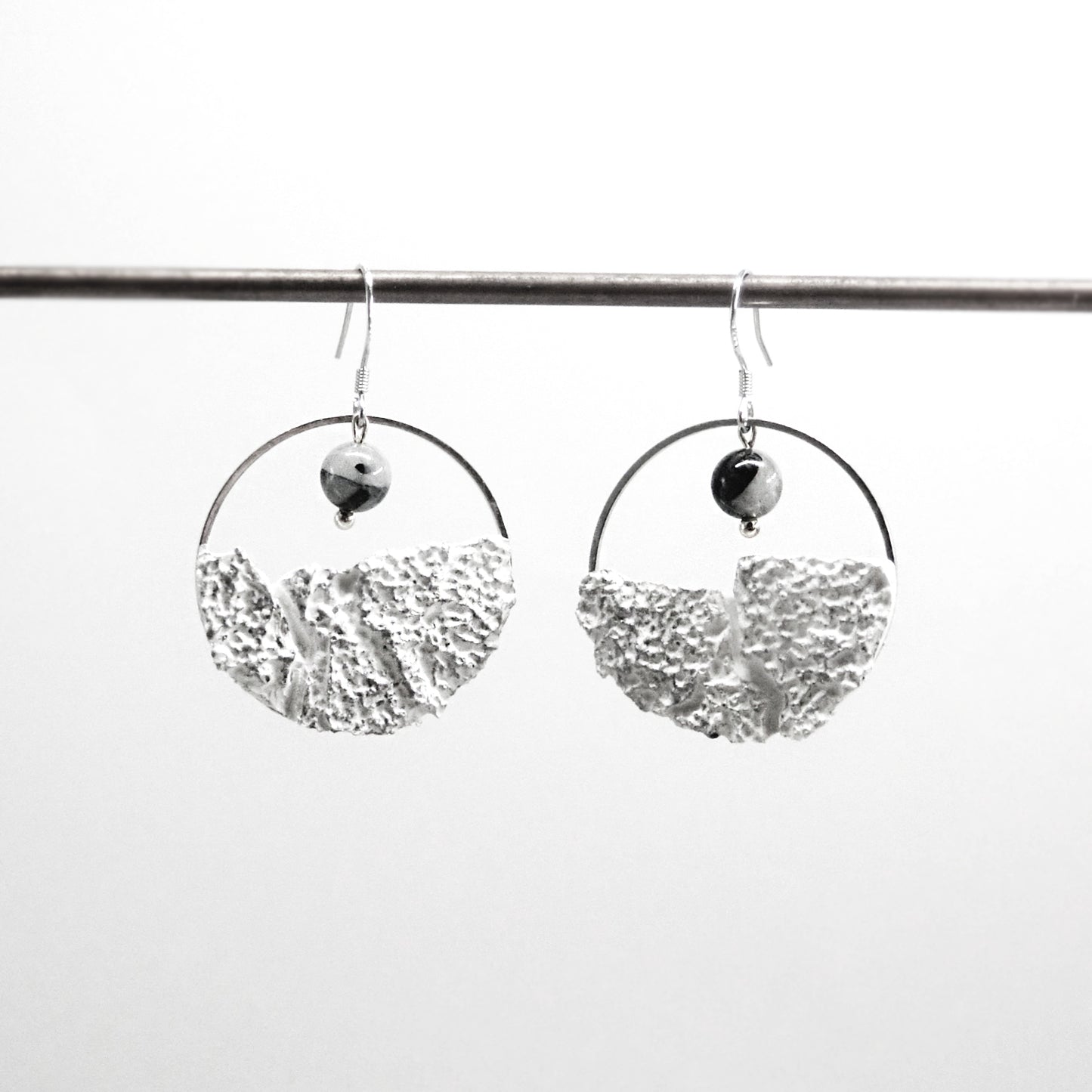 天然物種系列｜日夜白晝水泥耳環 Natural Species Series｜Day & Night Cement Earrings