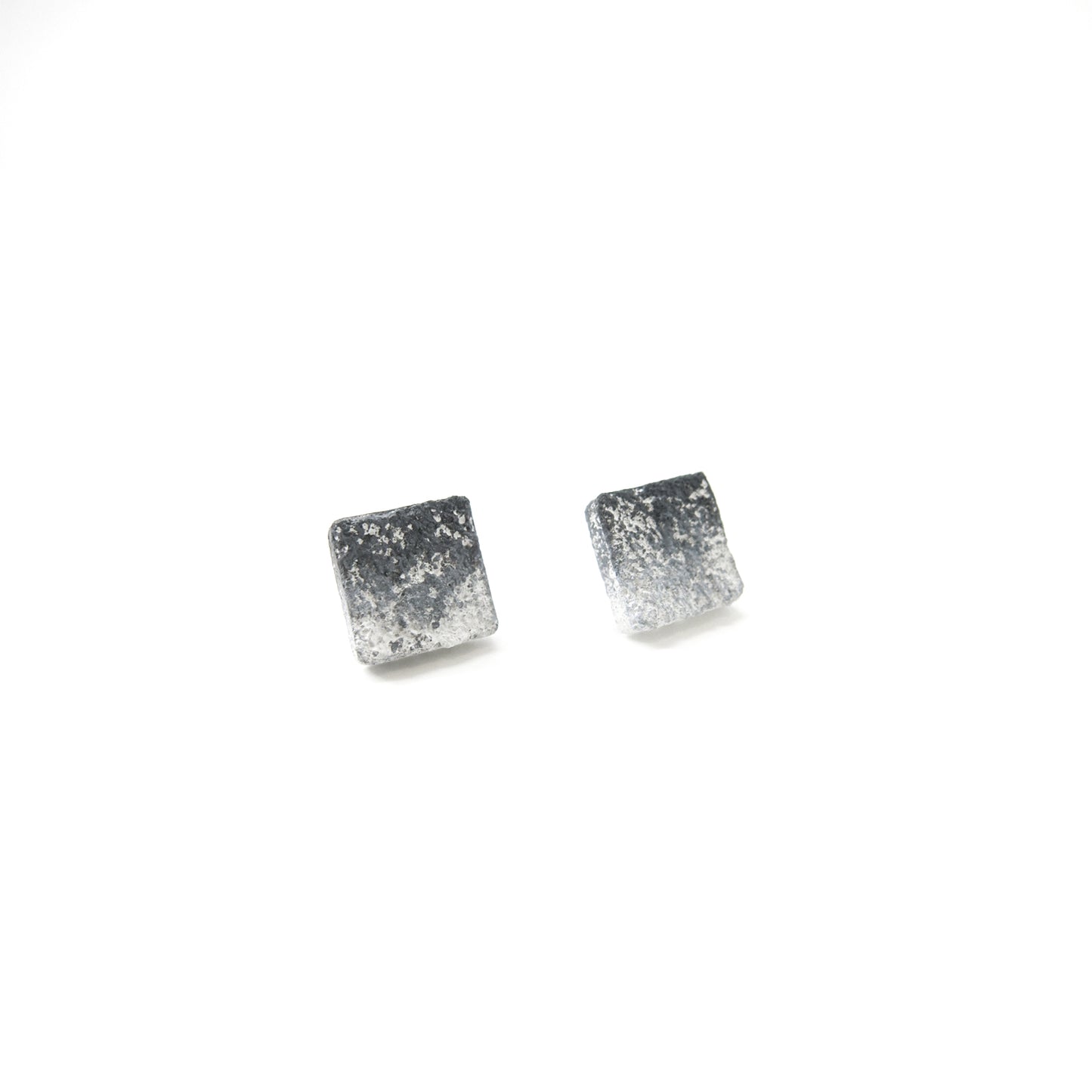 月球系列｜下弦月水泥貼耳耳環 Moon Series｜Half Moon Cement Earrings