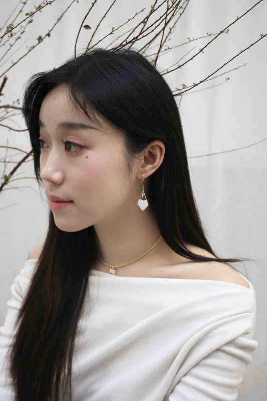 雞尾酒系列｜時光漣漪珍珠耳環 Cocktail Series｜Ripples of Time Pearl Earrings