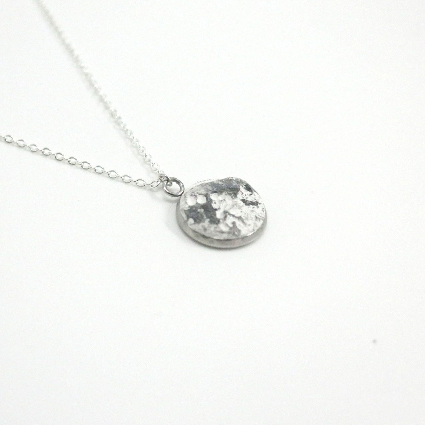 月球系列｜月球表面水泥項鍊 Moon Series｜Moon Pattern Cement Necklace